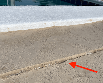 Pool deck repair